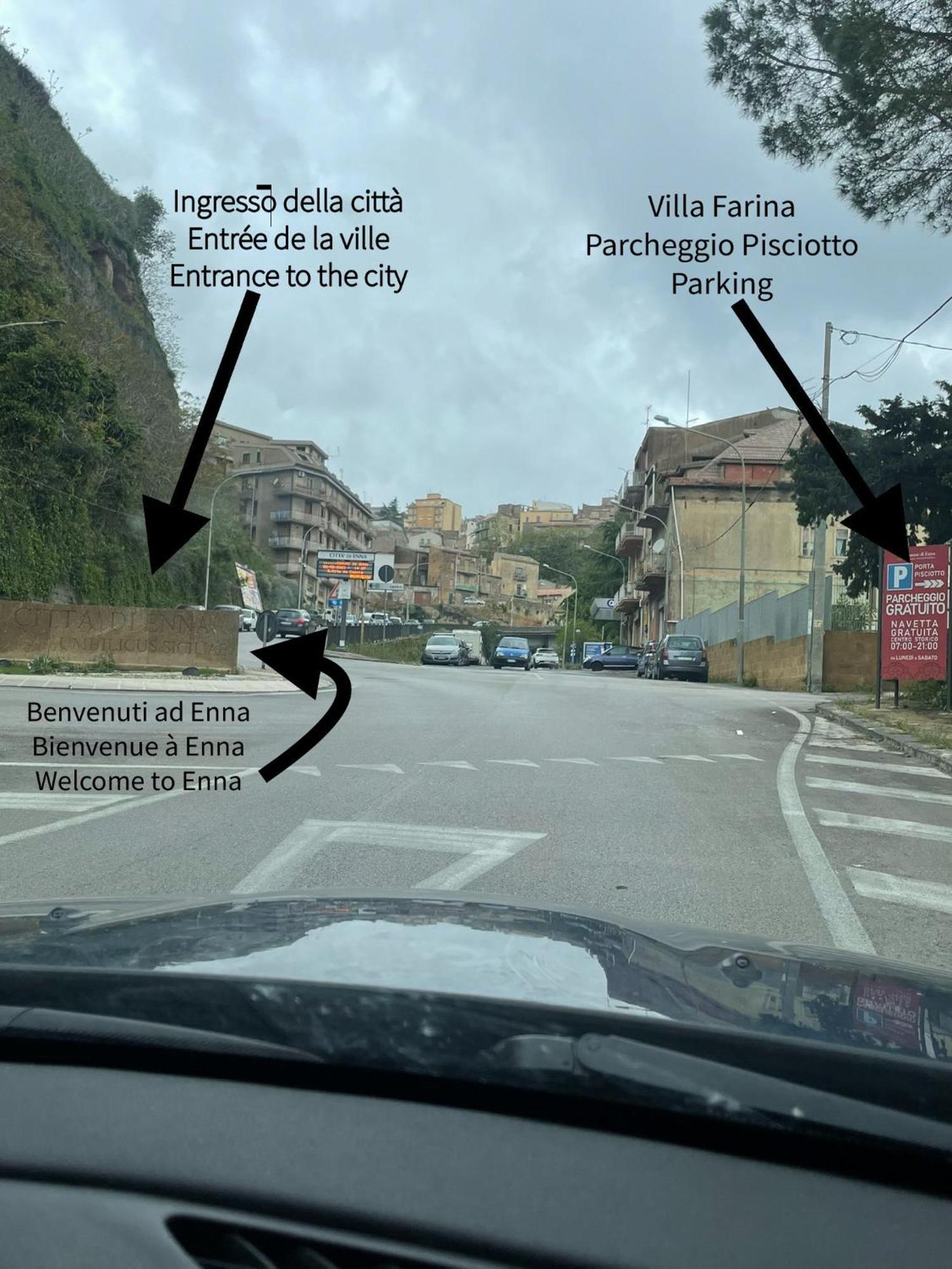 Apartmán La Casa Sulla Piazza Enna Exteriér fotografie