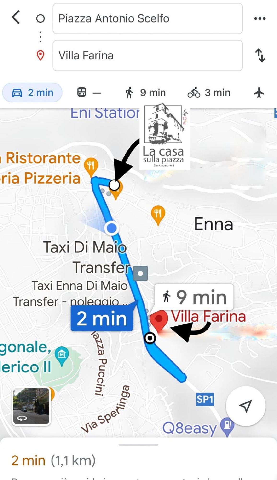 Apartmán La Casa Sulla Piazza Enna Exteriér fotografie